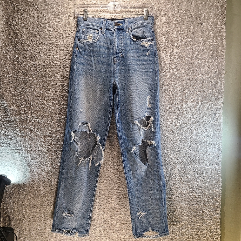 Veronica Beard Blake Classic Straight High-Rise Jeans Women 25 (26x28) USA Made
